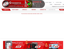 Tablet Screenshot of cybernatic.co.za